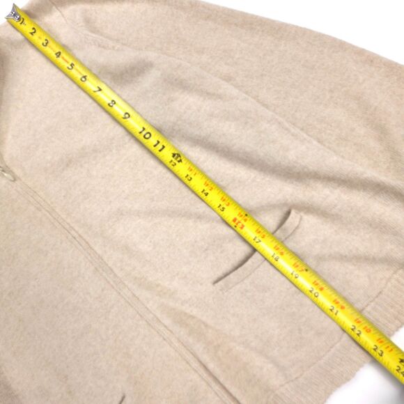 EILEEN FISHER Cashmere Wool Angora Rabbit Hair Sweater Jacket Minimal Lagenlook - Picture 4 of 7